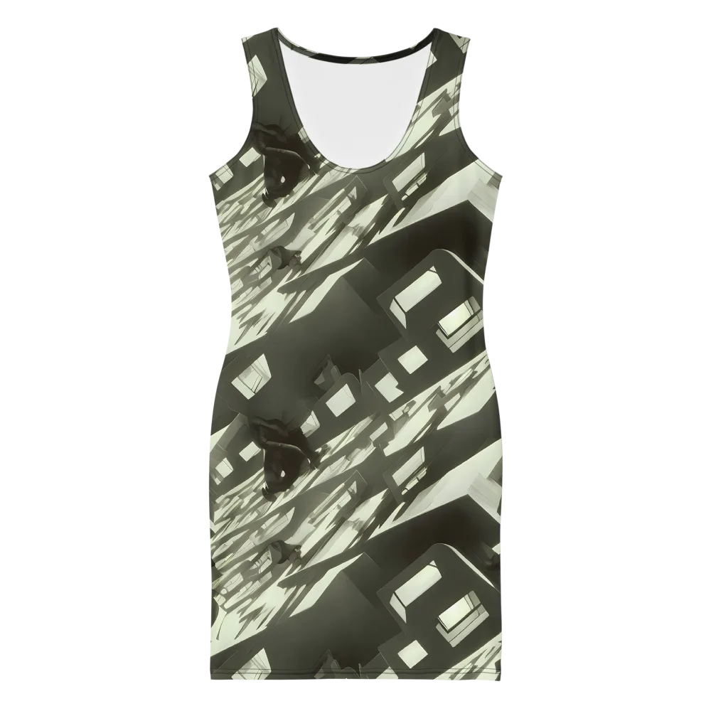 Shadow Stratum on Bodycon Dress — Front