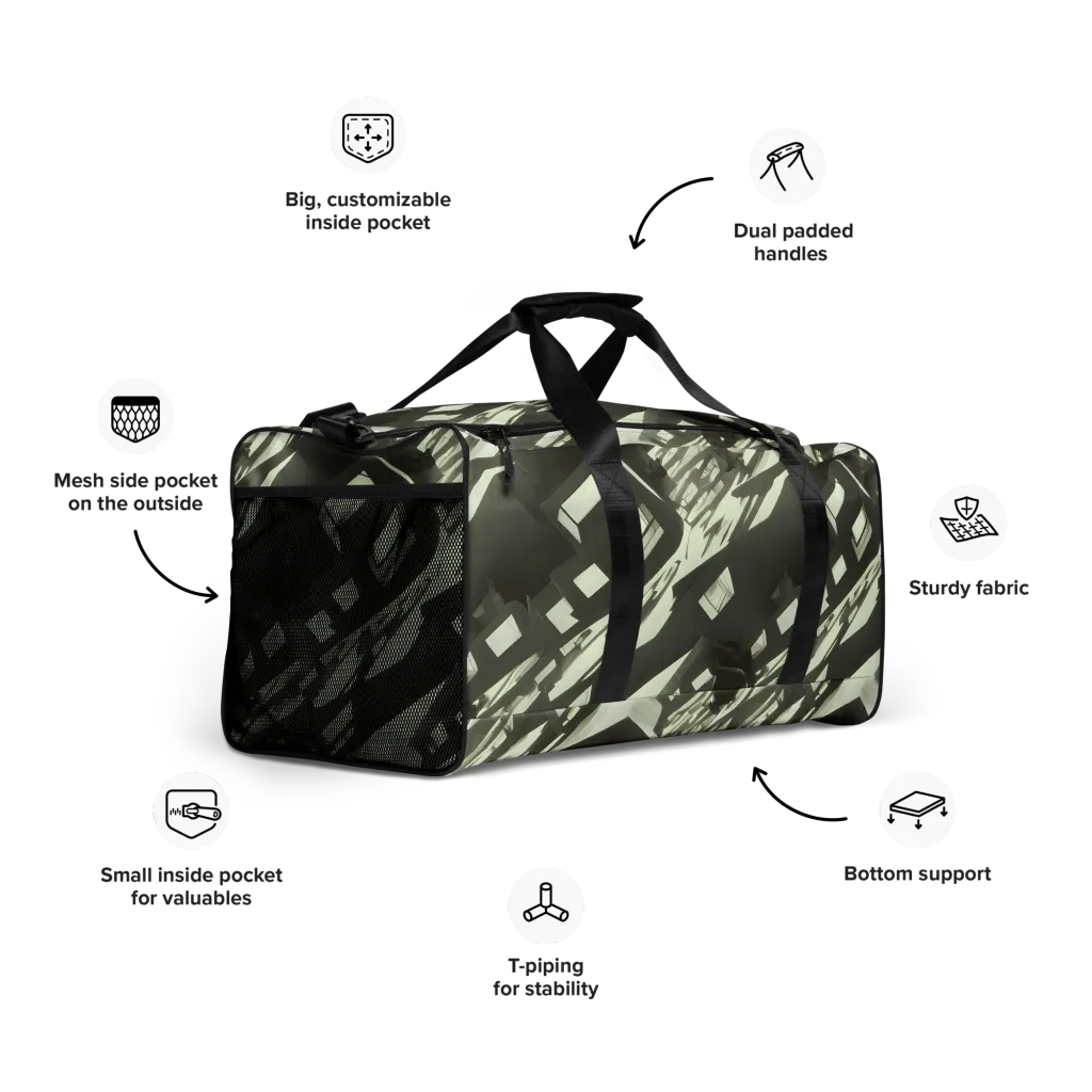 Shadow Stratum on Duffle Bag — Right Front