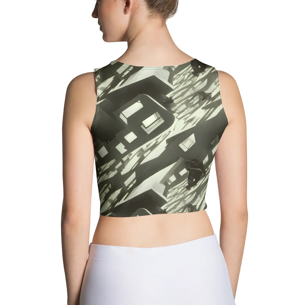 Shadow Stratum on Crop Top — Back
