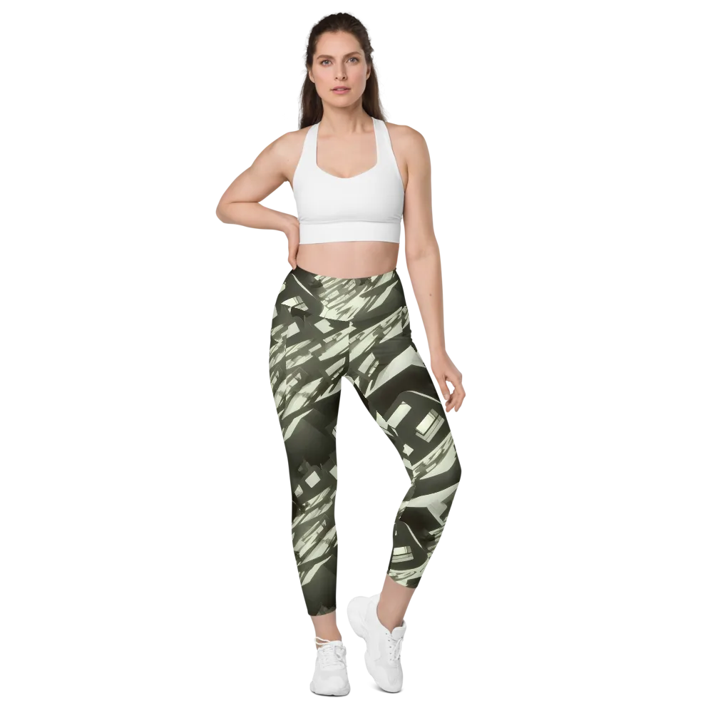 Shadow Stratum on Leggings with Pockets — Front