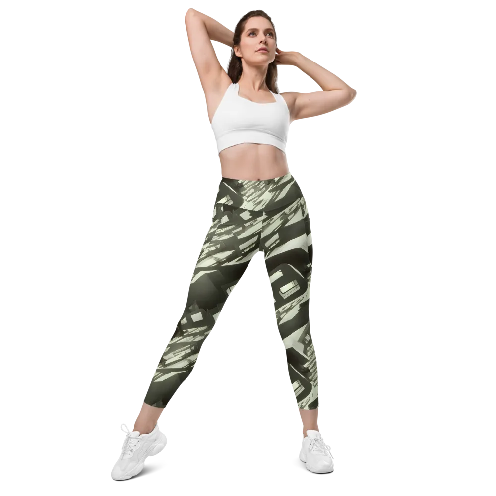 Shadow Stratum on Leggings with Pockets — Front