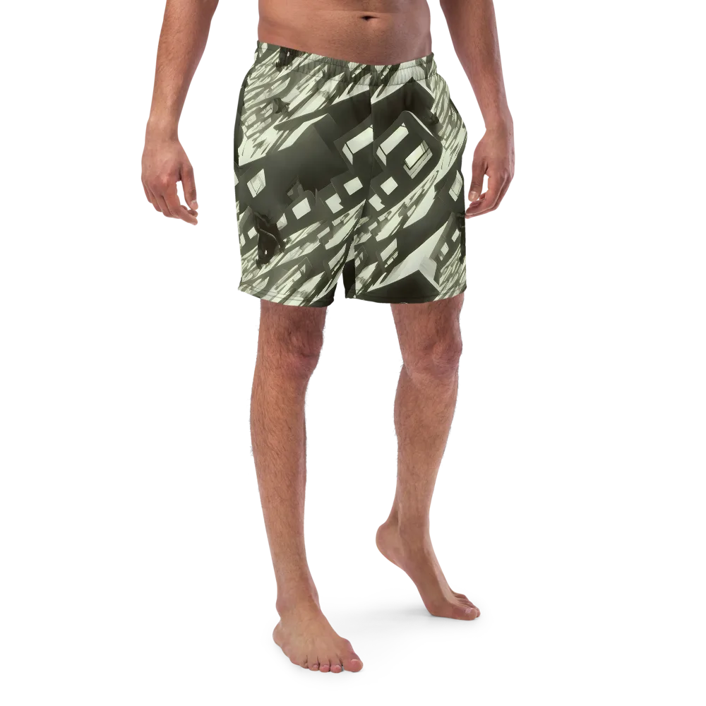 Shadow Stratum on Swim Trunks — Front