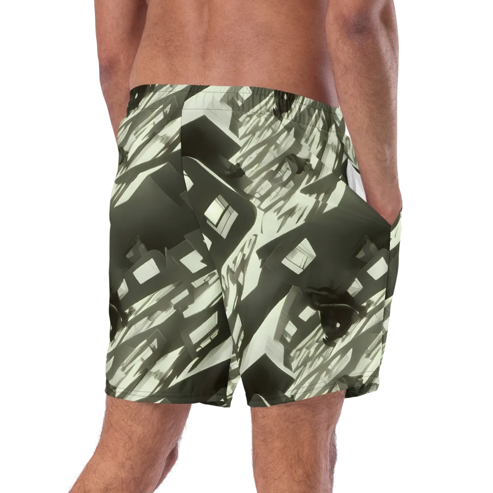 Shadow Stratum on Swim Trunks — Right Back