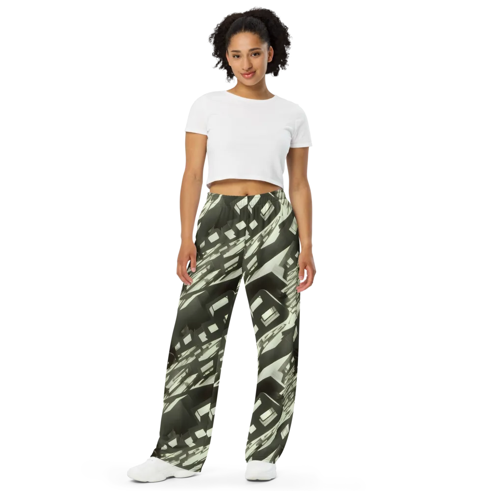 Shadow Stratum on Wide-Leg Pants — Front