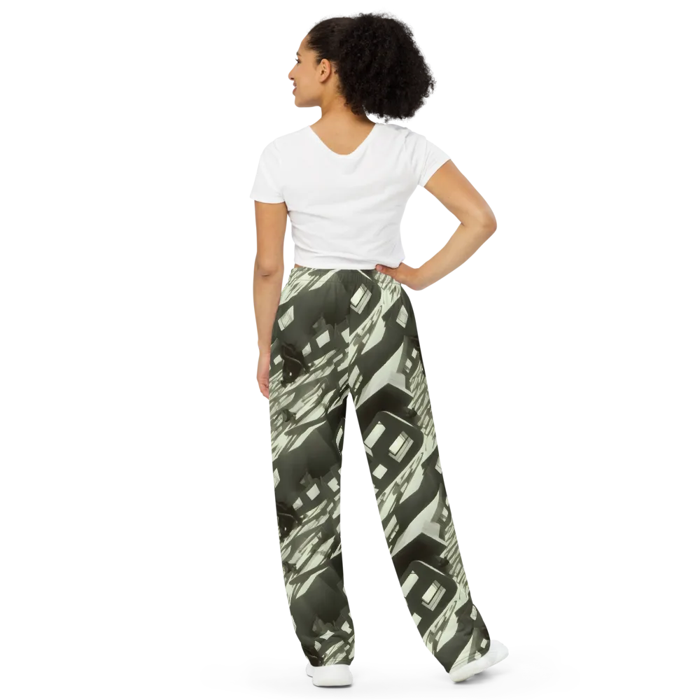 Shadow Stratum on Wide-Leg Pants — Back