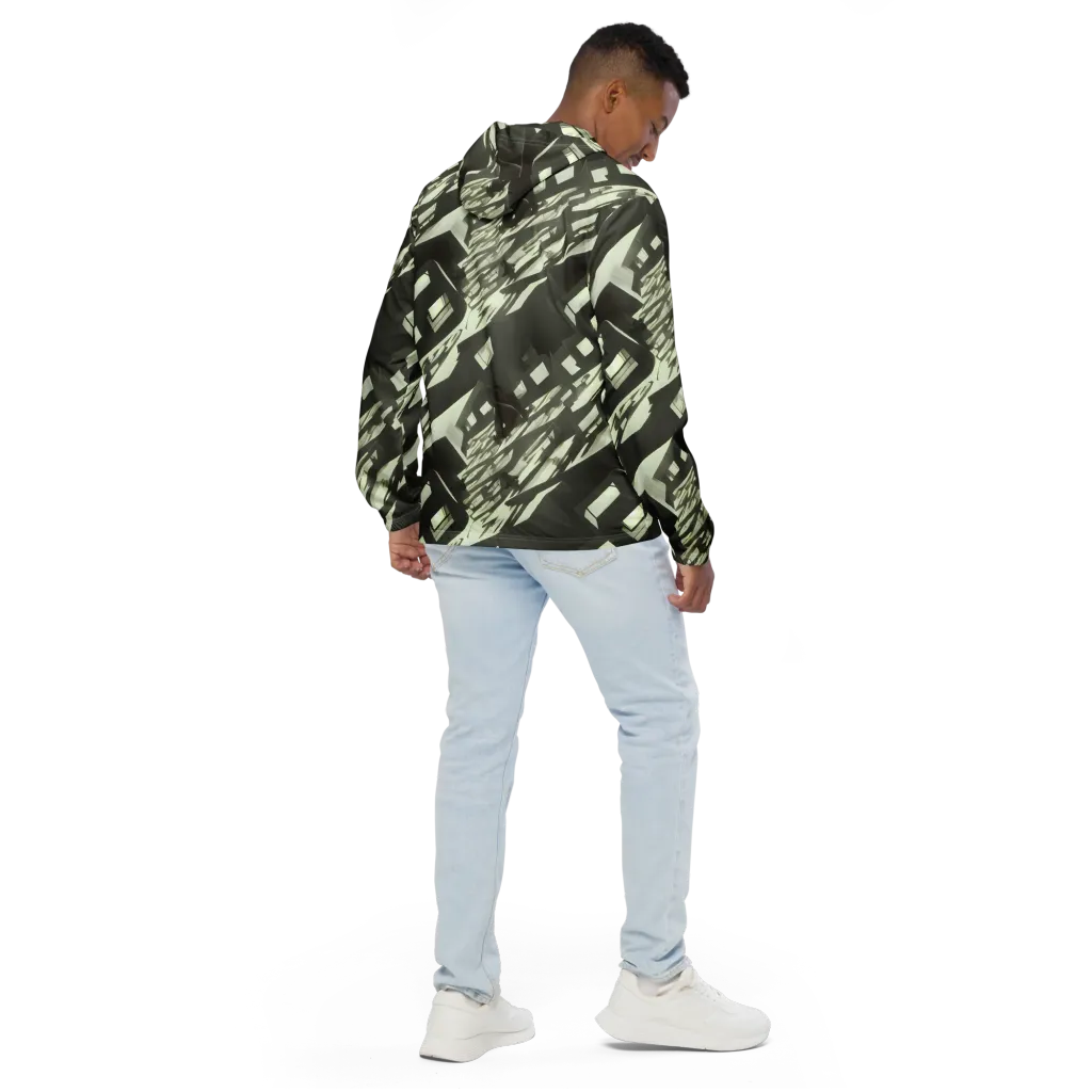 Shadow Stratum on Men's Windbreaker — Back