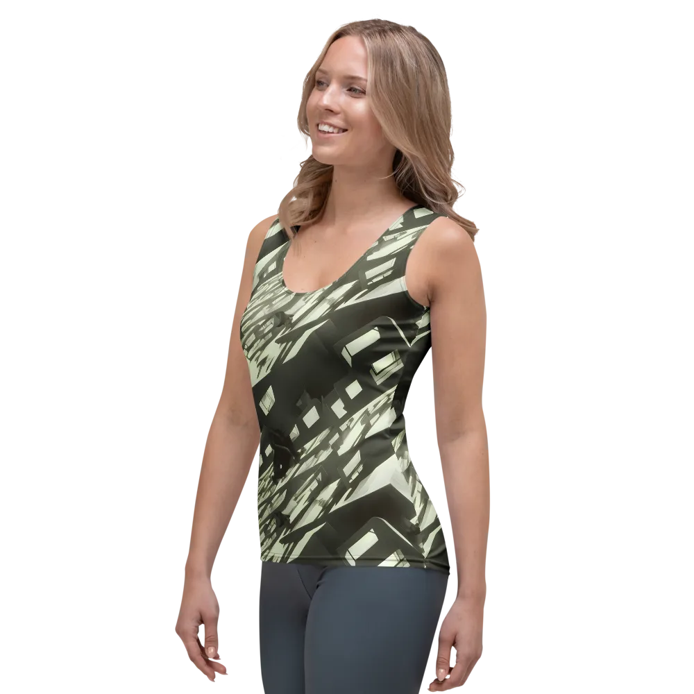 Shadow Stratum on Women's Tank Top — Left Front