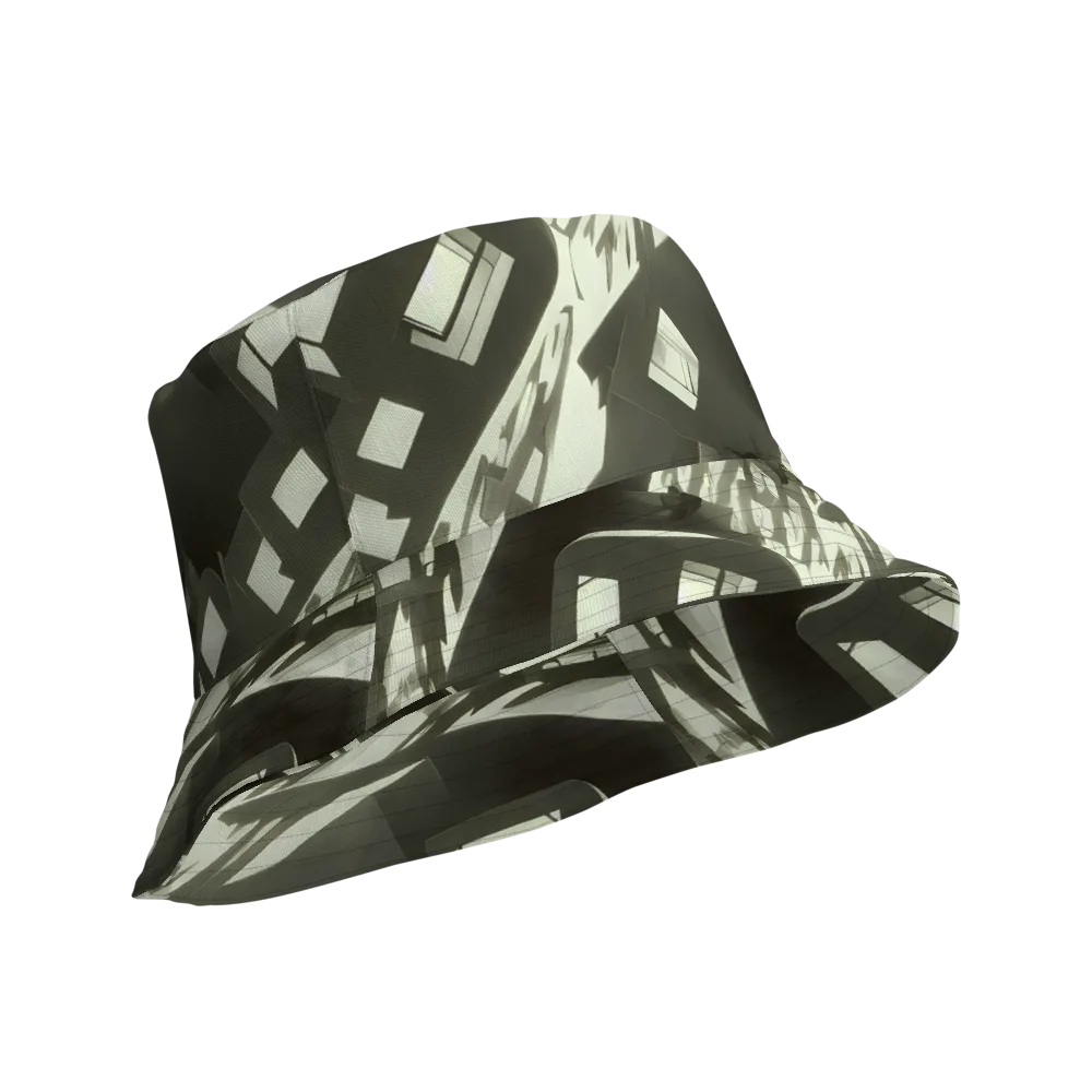 Shadow Stratum on Reversible Bucket Hat — Product details Outside