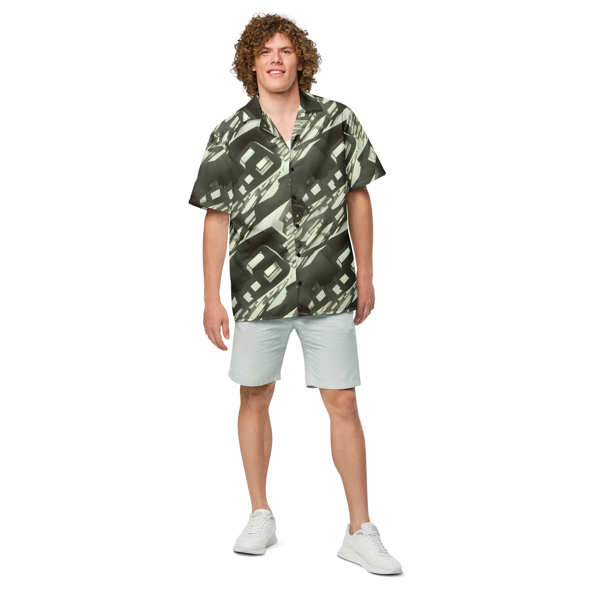Shadow Stratum on Button Shirt — Front