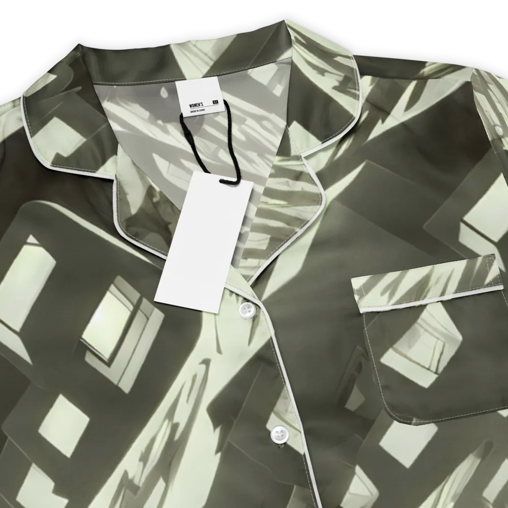 Shadow Stratum on Women's Short Sleeve Pajama Top — Product details