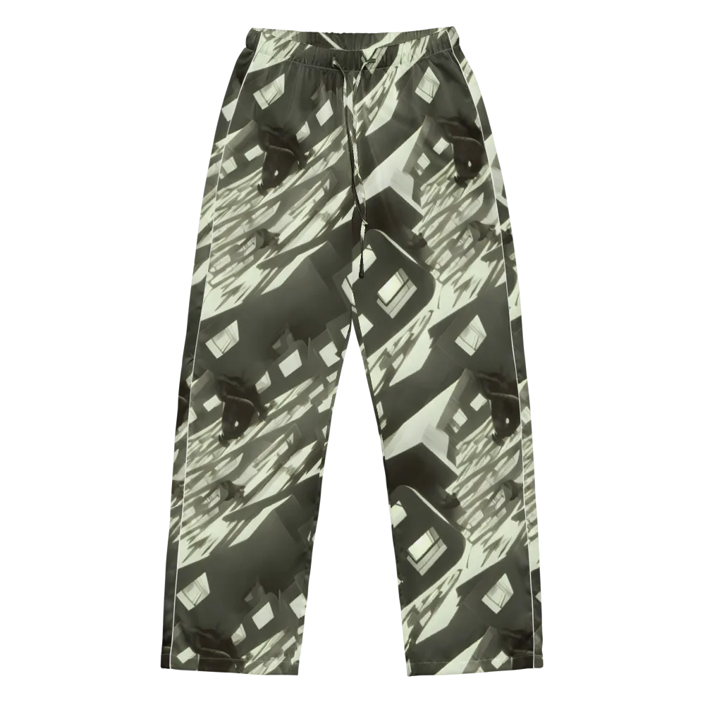 Shadow Stratum on Women's Pajama Pants — Front