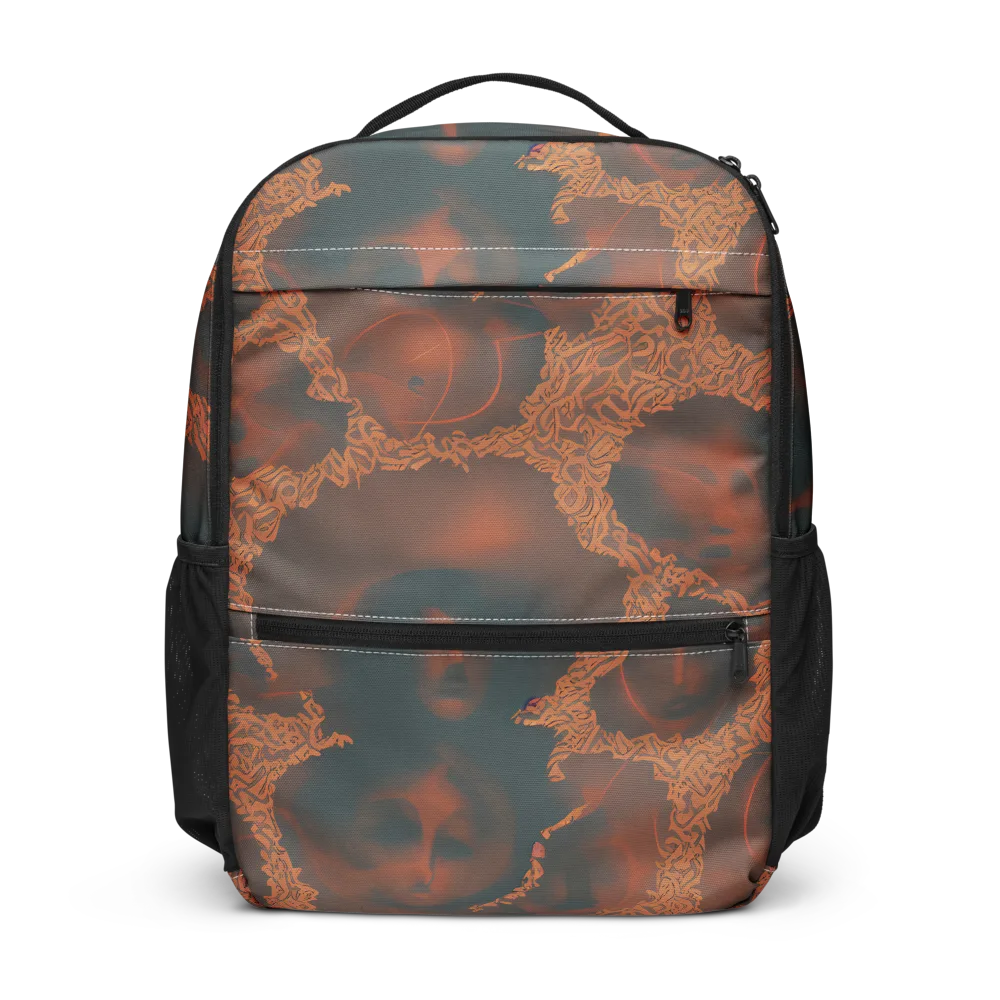 Chimeric Visage on Utility Backpack — Front