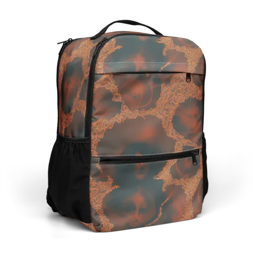 Chimeric Visage on a Utility Backpack