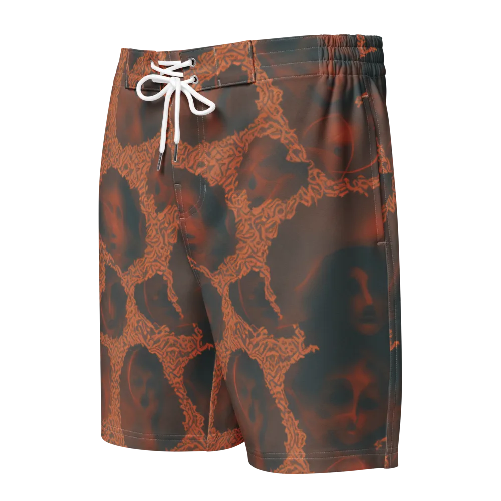Chimeric Visage on Men's Board Shorts — Front