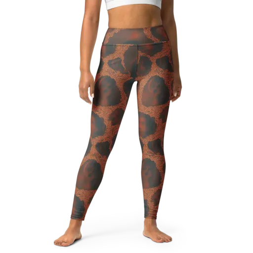 Chimeric Visage on a Yoga Leggings