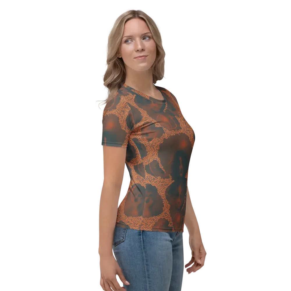 Chimeric Visage on Women's Crew Neck T-Shirt — Right
