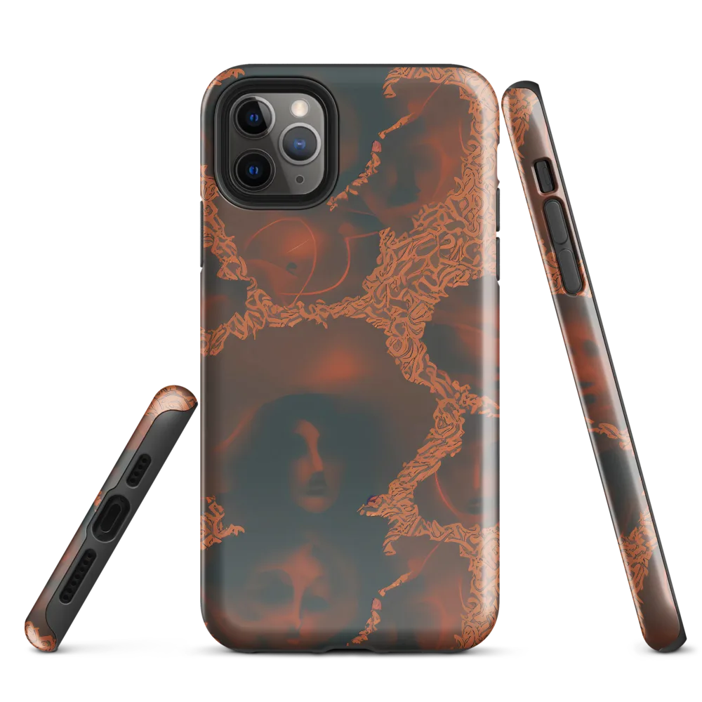 Chimeric Visage on Tough Case for iPhone® — Front