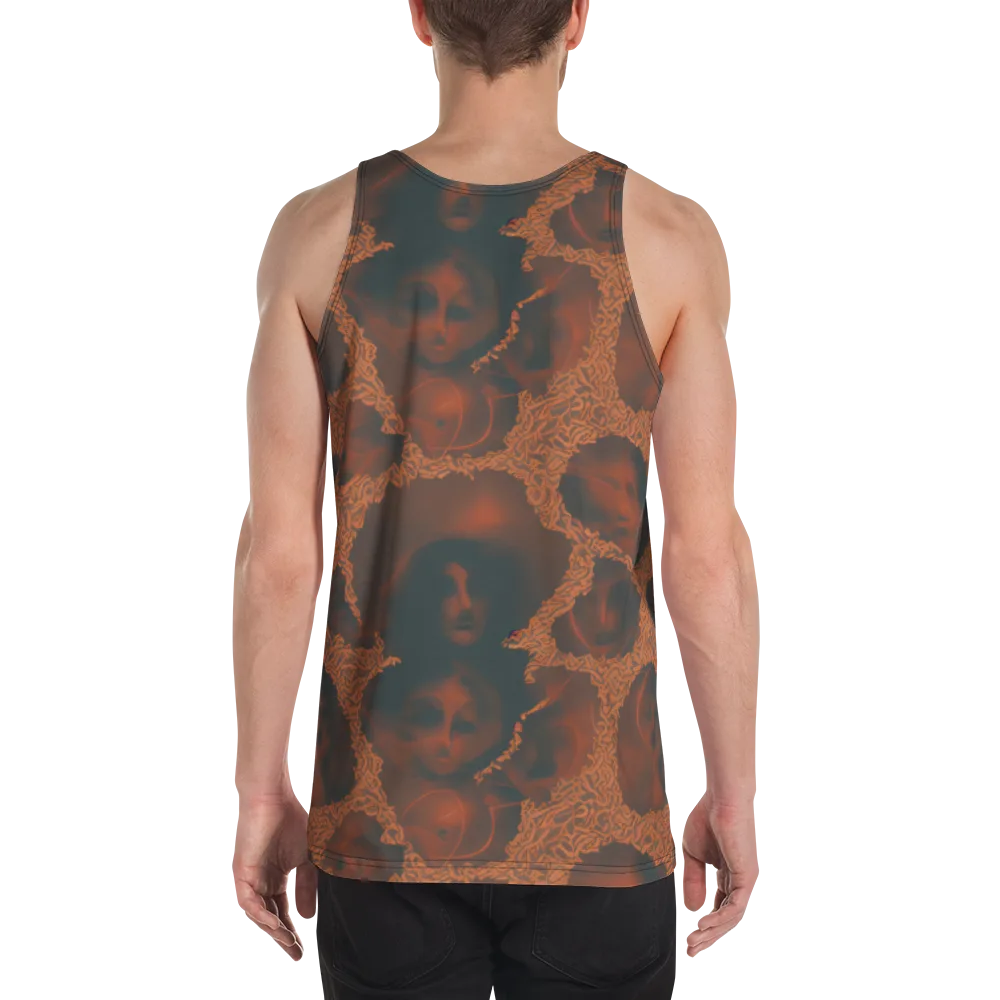 Chimeric Visage on Men's Tank Top — Back