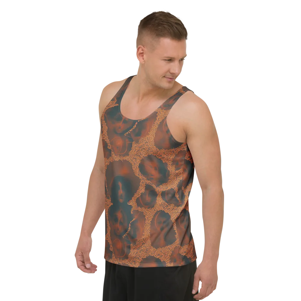Chimeric Visage on Men's Tank Top — Left Front