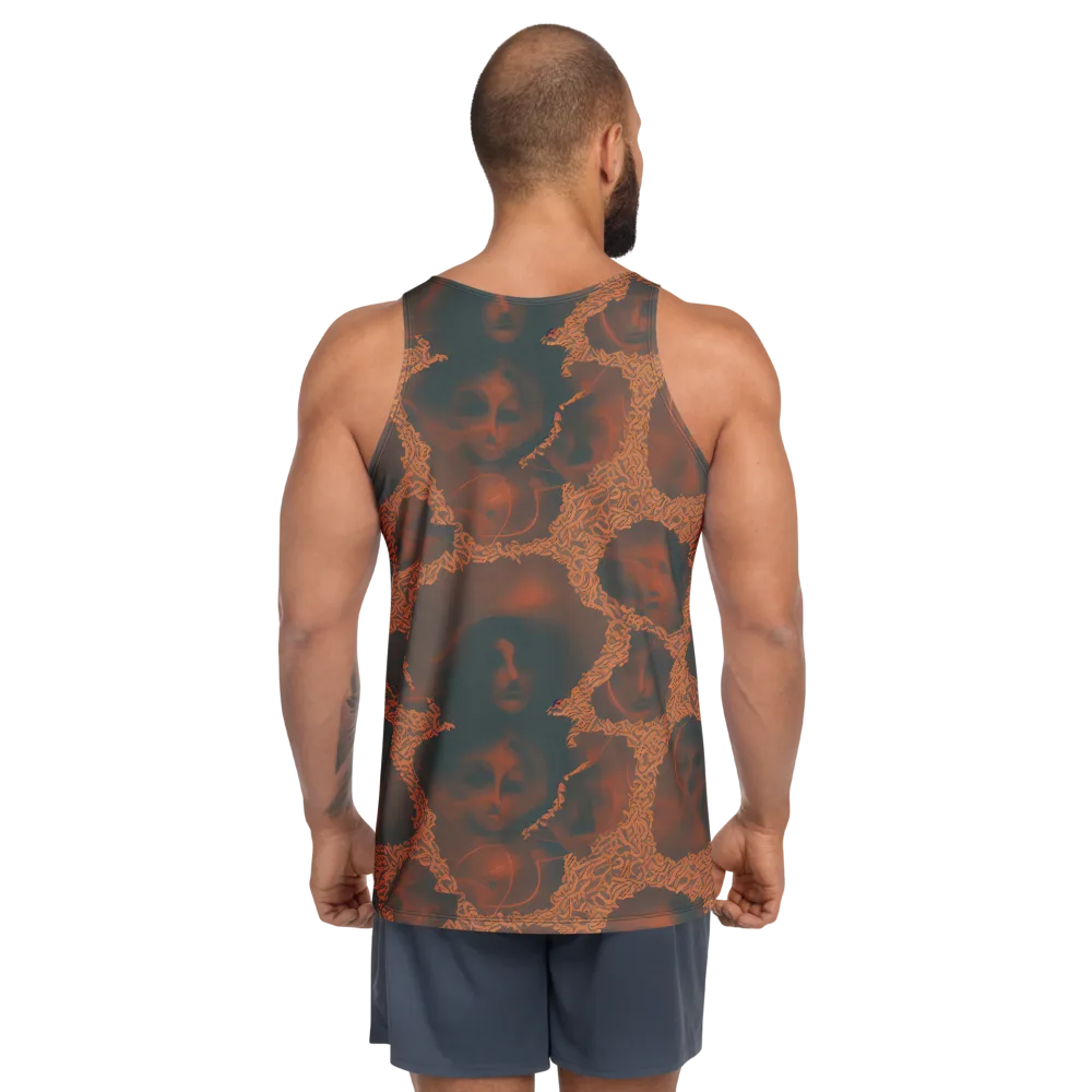 Chimeric Visage on Men's Tank Top — Back