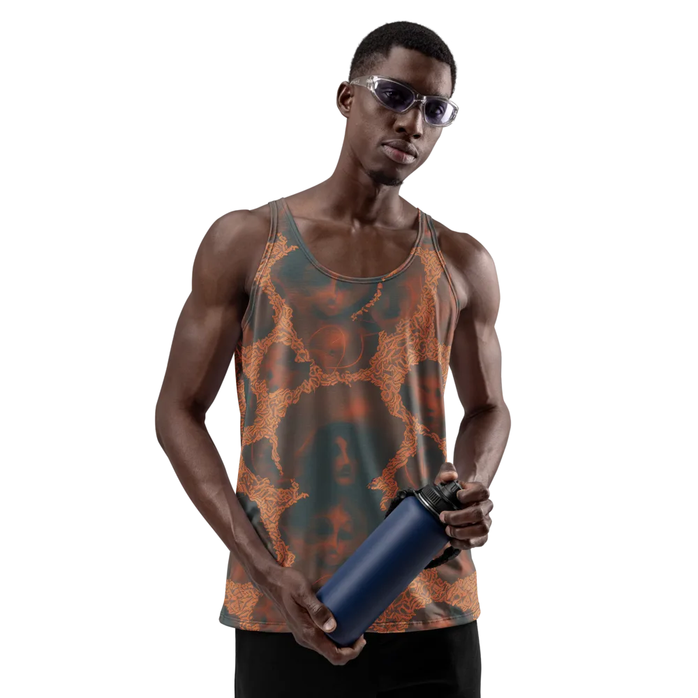 Chimeric Visage on Men's Tank Top — Front