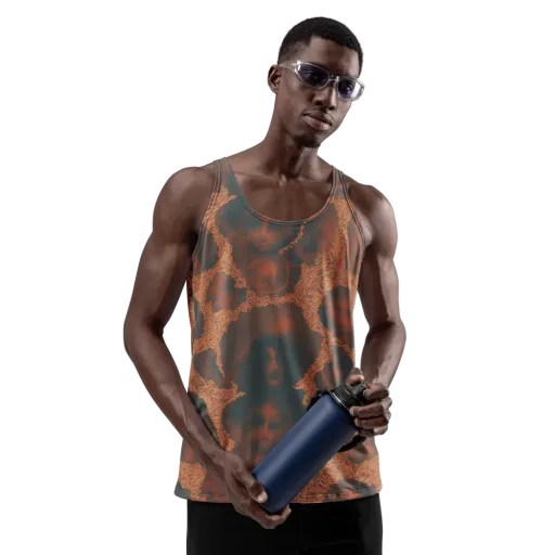 Chimeric Visage on a Men's Tank Top