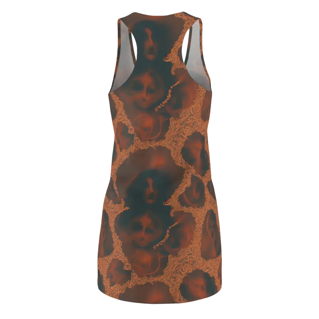 Chimeric Visage on Racerback Dress — Back