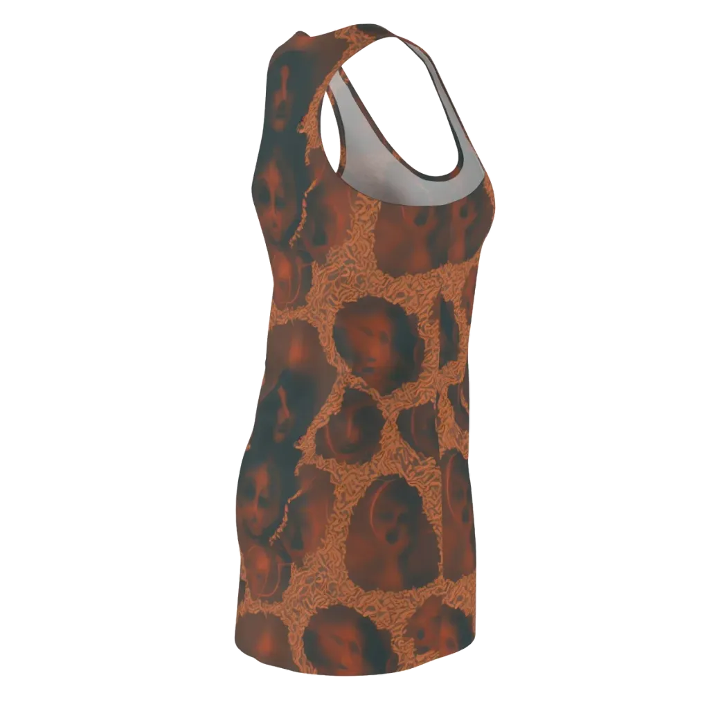 Chimeric Visage on Racerback Dress — Back Side