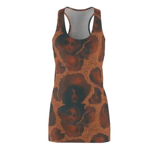 Chimeric Visage on a Racerback Dress