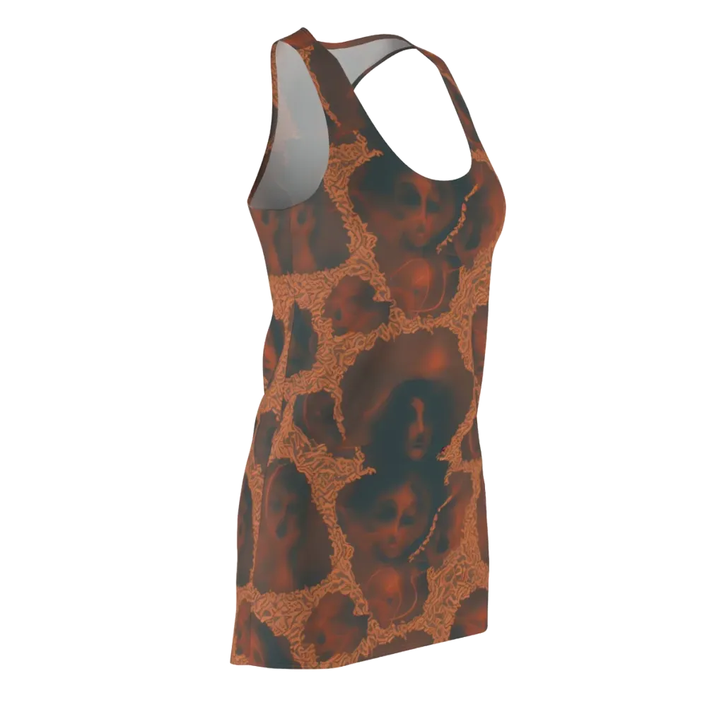 Chimeric Visage on Racerback Dress — Front Side
