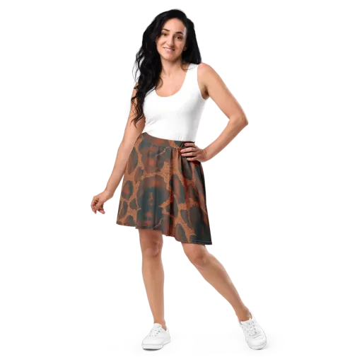 Chimeric Visage on a Skater Skirt
