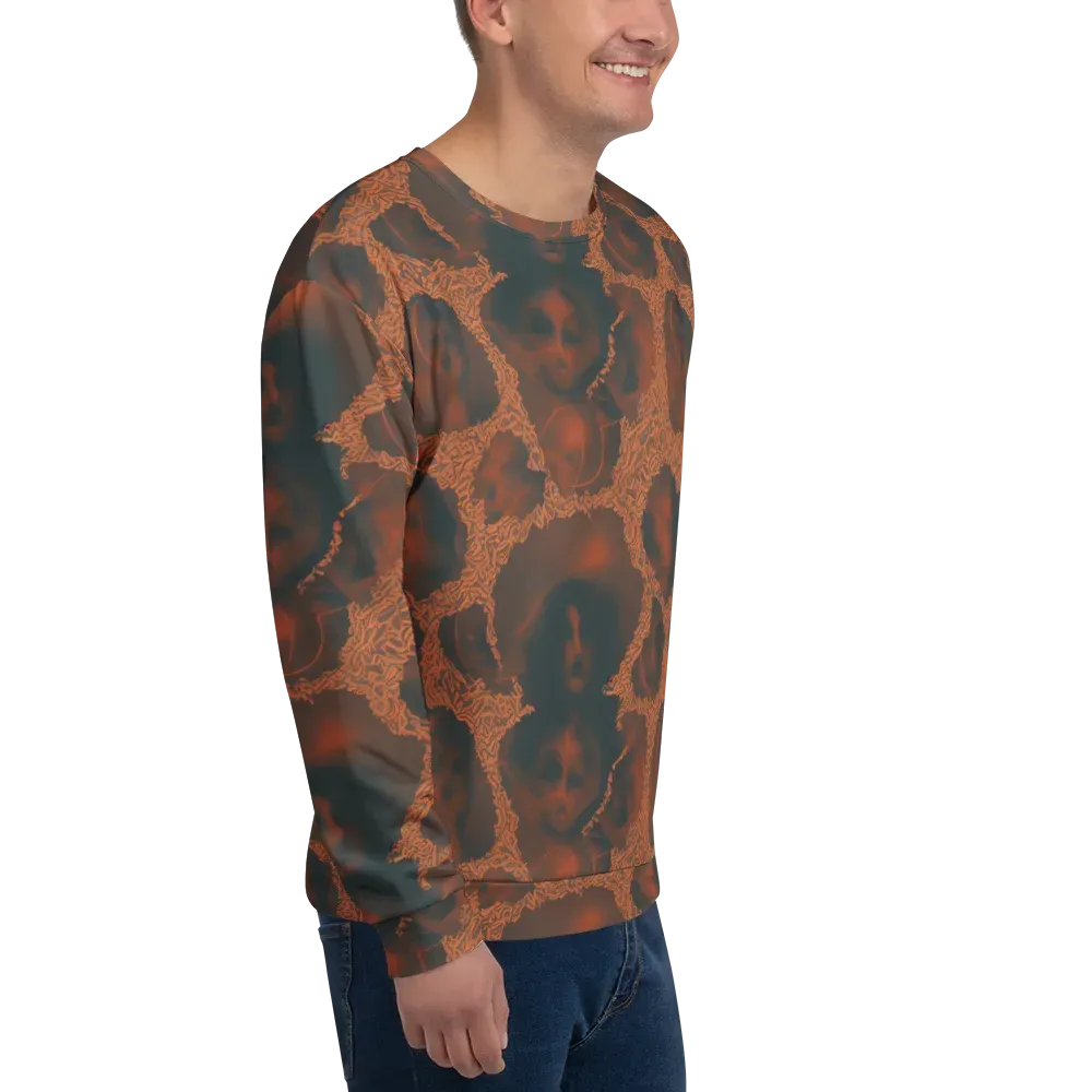 Chimeric Visage on Sweatshirt — Right Front