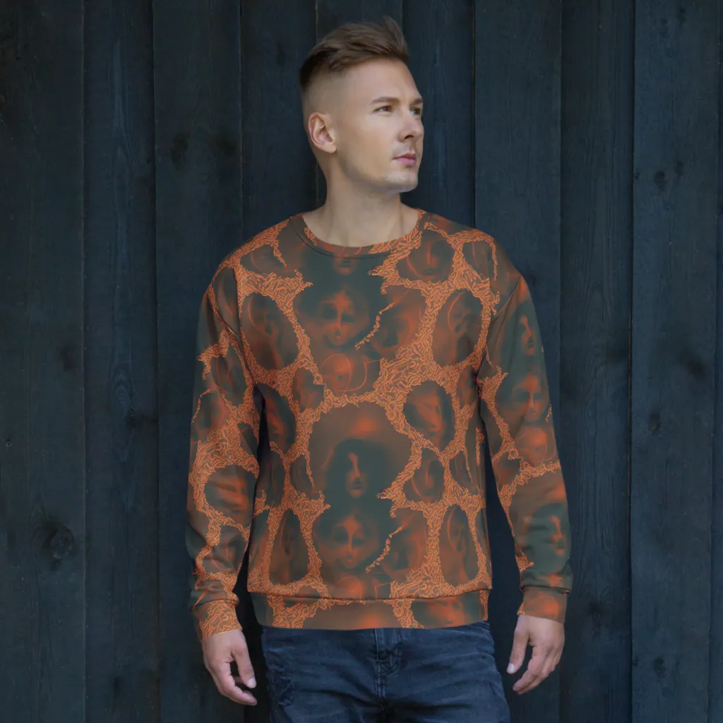 Chimeric Visage on Sweatshirt — Front