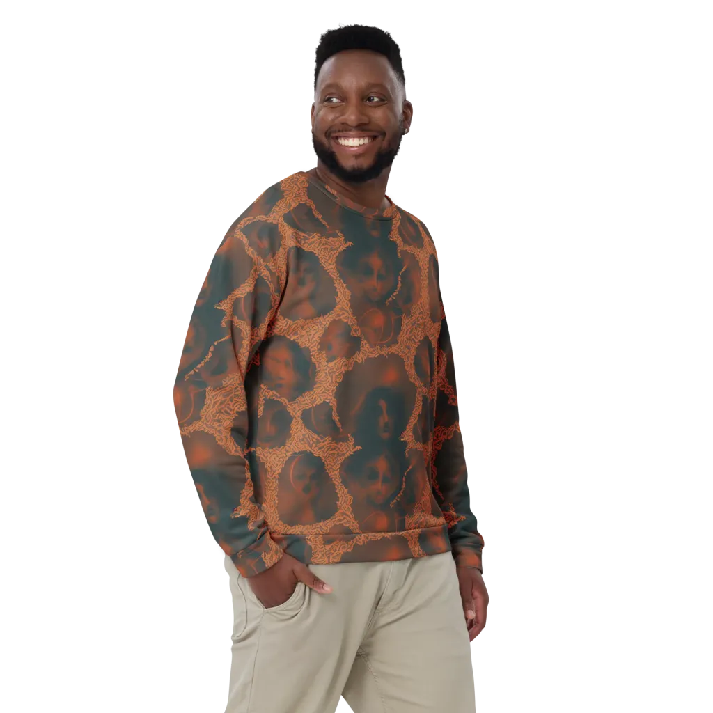 Chimeric Visage on Sweatshirt — Front