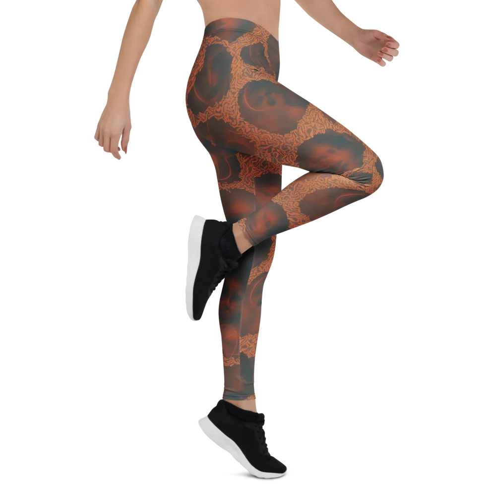 Chimeric Visage on Leggings — Right