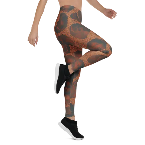 Chimeric Visage on a Leggings