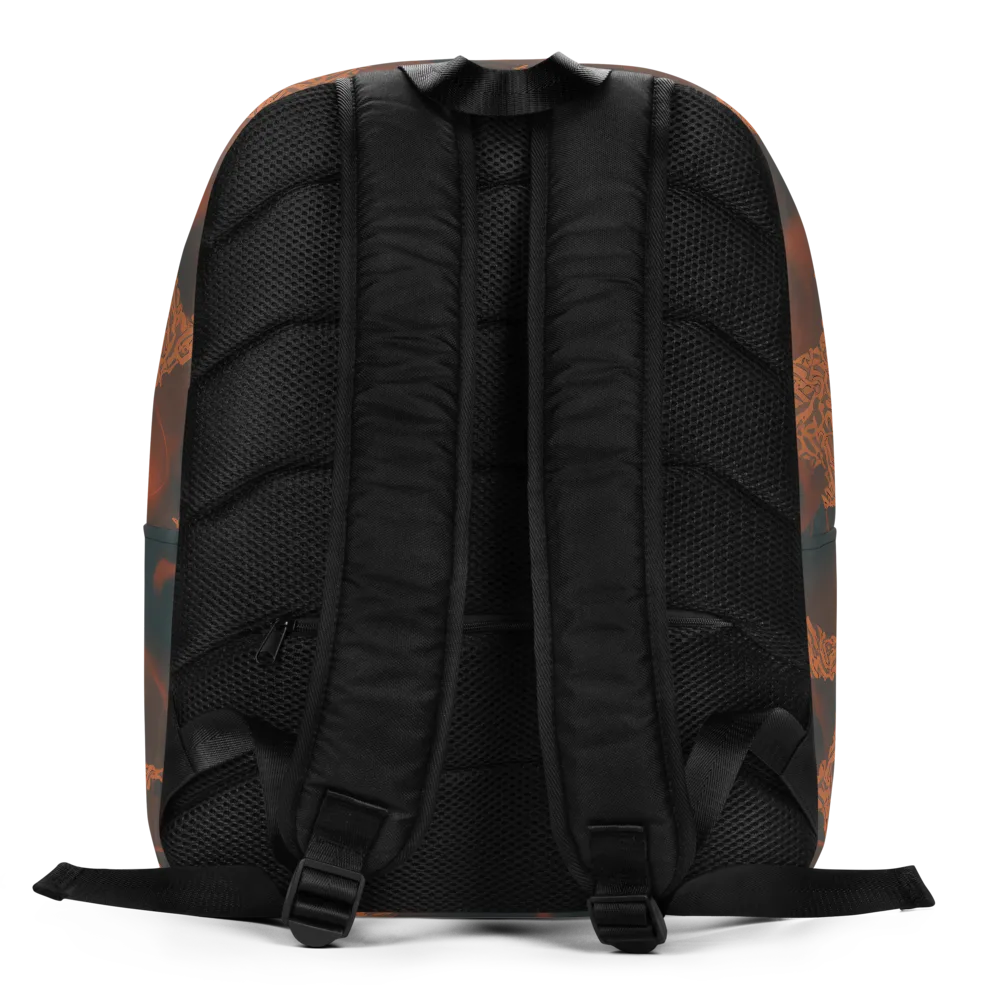 Chimeric Visage on Minimalist Backpack — Back