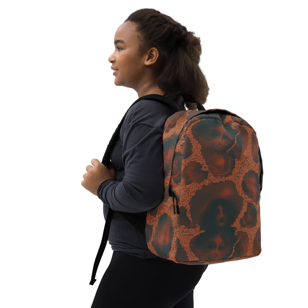 Chimeric Visage on Minimalist Backpack — Right Front