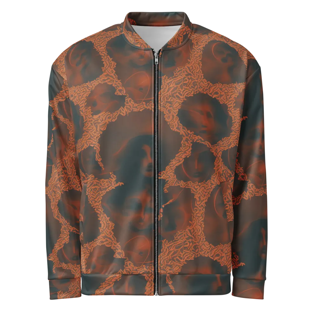Chimeric Visage on Bomber Jacket — Front