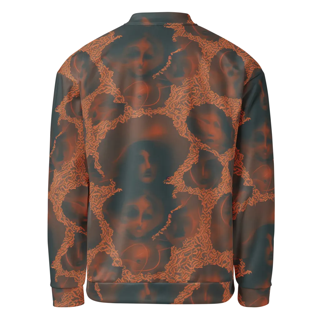 Chimeric Visage on Bomber Jacket — Back
