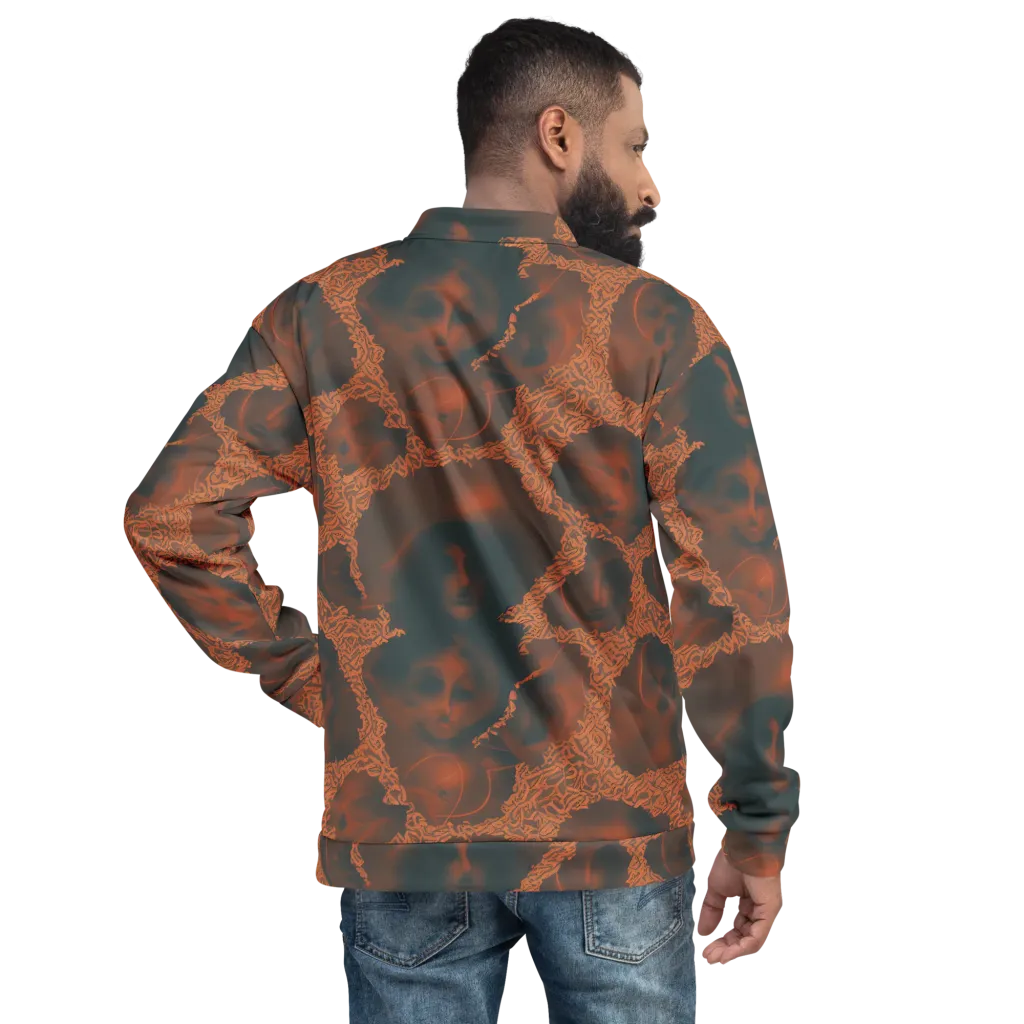 Chimeric Visage on Bomber Jacket — Back