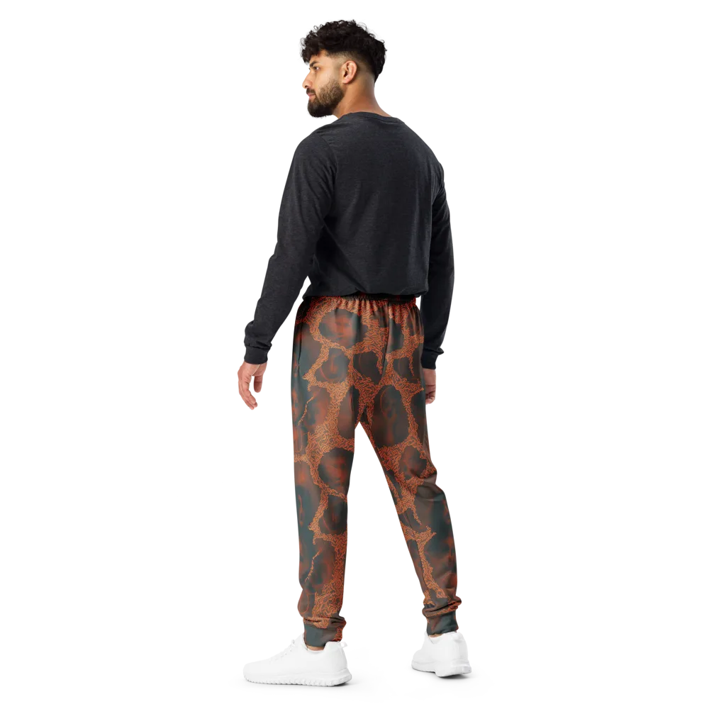 Chimeric Visage on Men's Joggers — Back