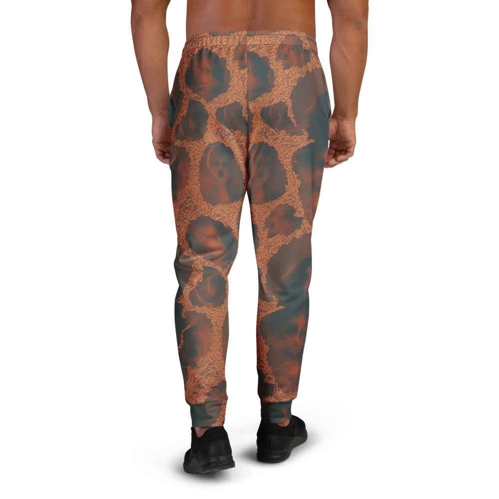 Chimeric Visage on Men's Joggers — Back