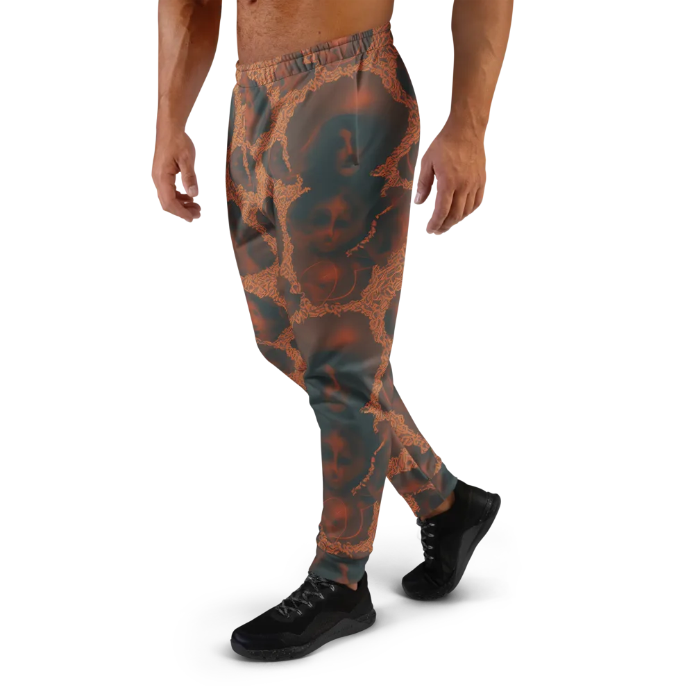 Chimeric Visage on Men's Joggers — Left