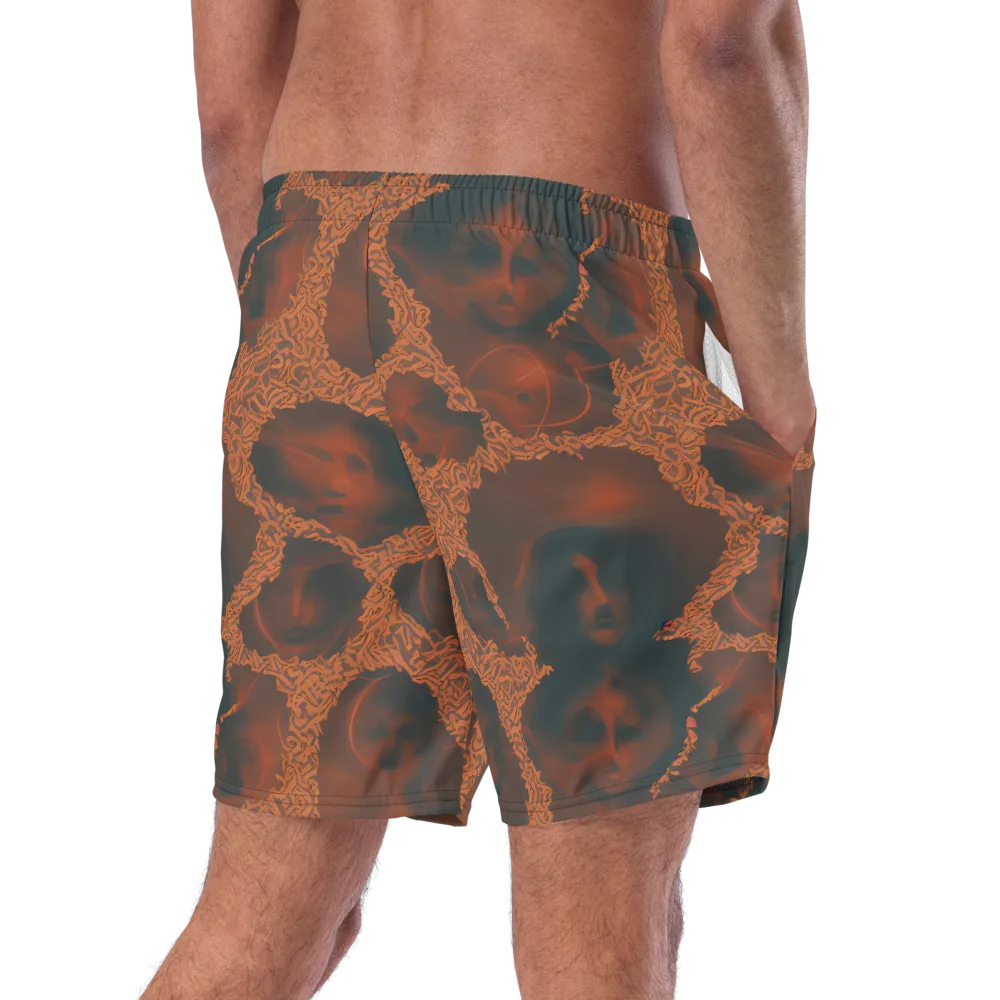 Chimeric Visage on Swim Trunks — Right Back