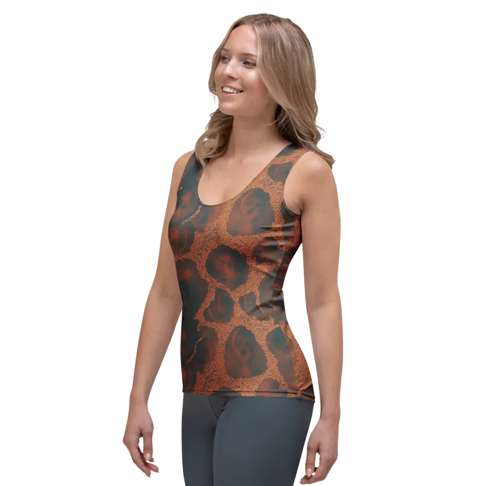 Chimeric Visage on Women's Tank Top — Left Front