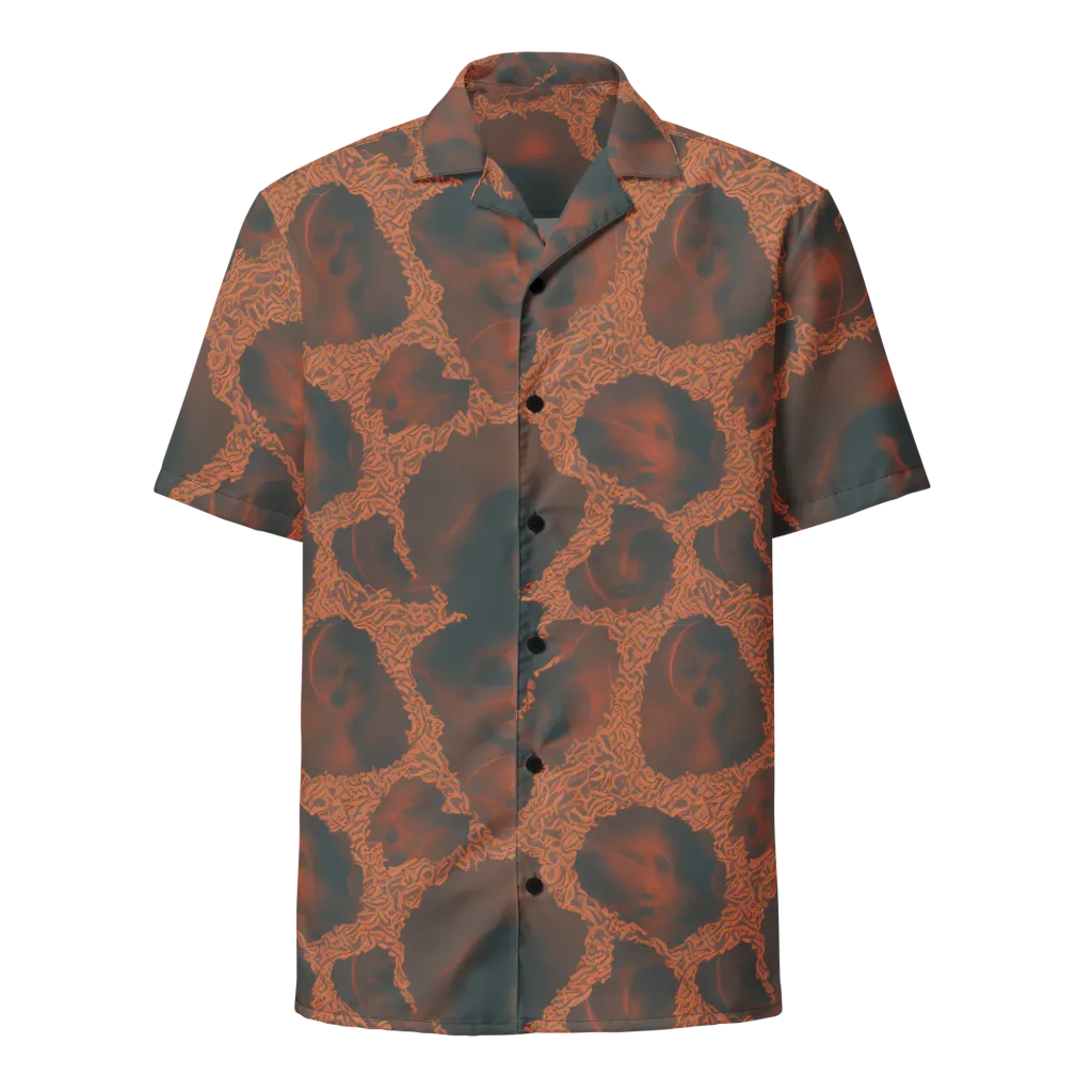 Chimeric Visage on Button Shirt — Front