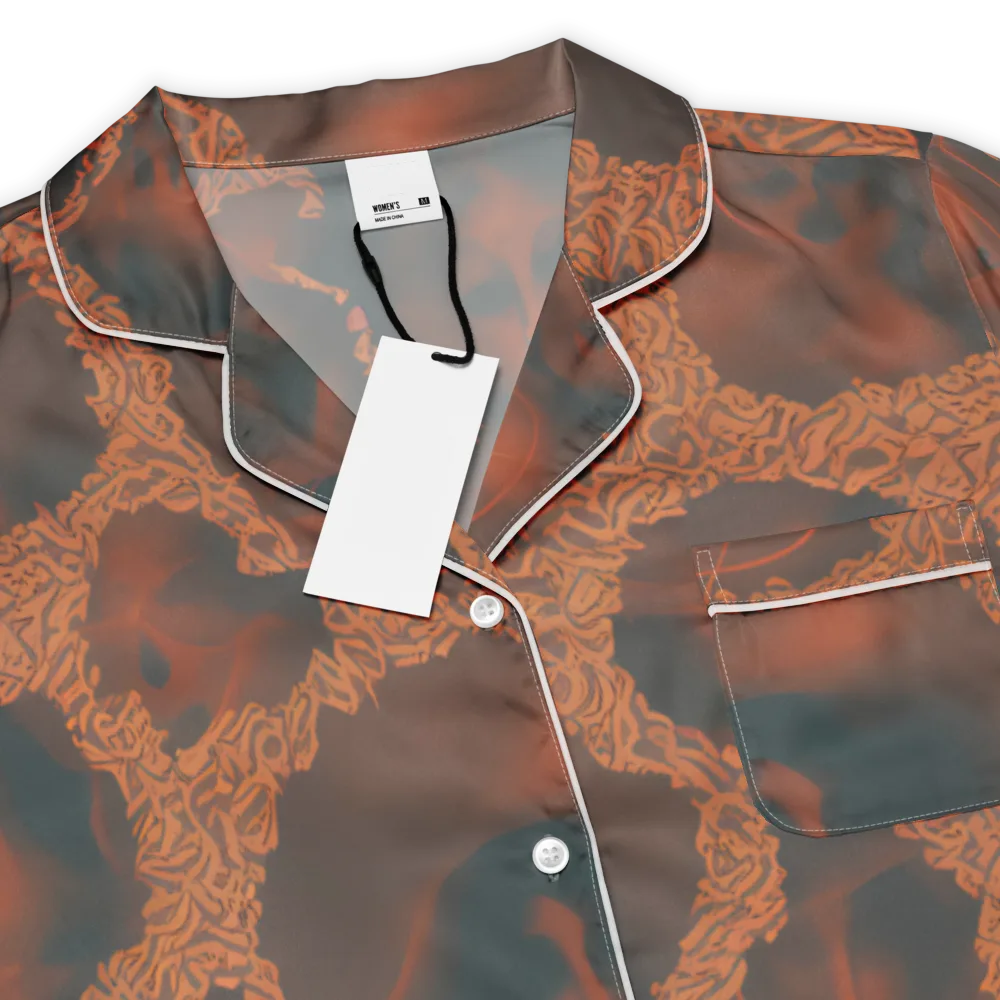 Chimeric Visage on Women's Short Sleeve Pajama Top — Product details