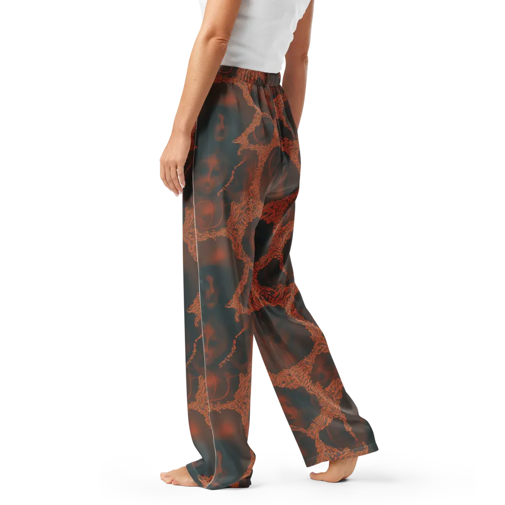 Chimeric Visage on Women's Pajama Pants — Left