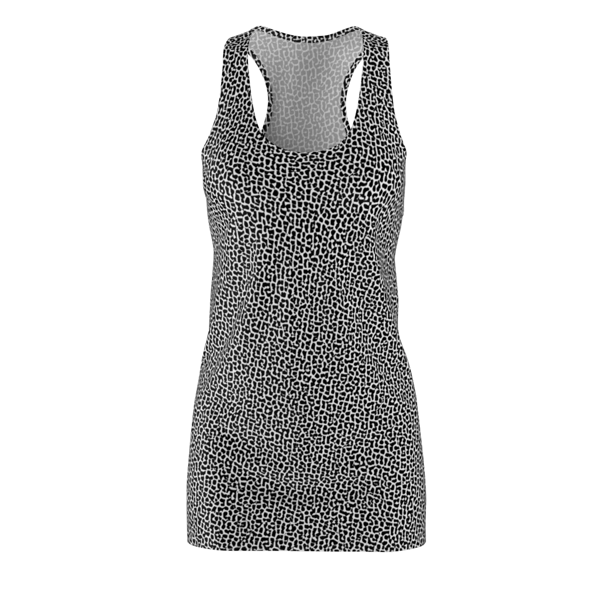 Ink Mosaic on Racerback Dress — Front